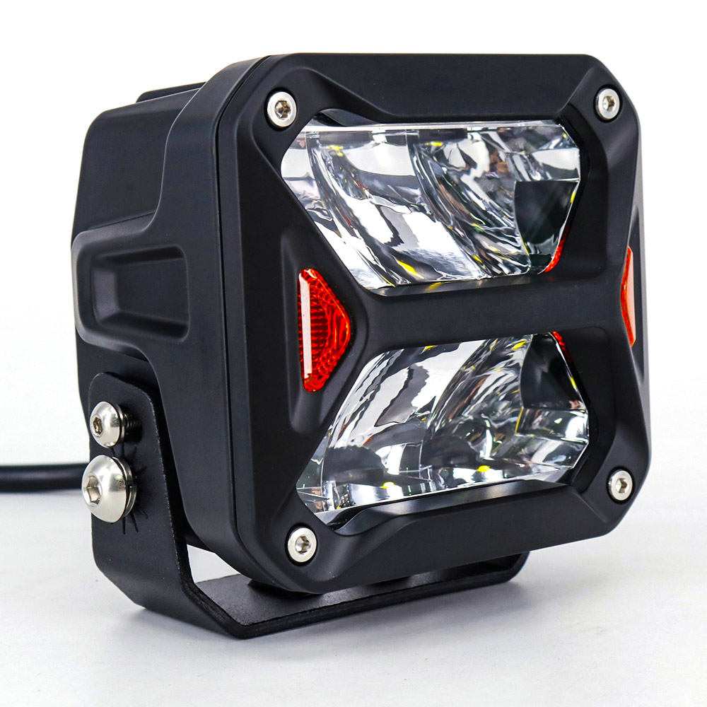 WL SQ-113 DLX 4" DB+DRL 6L-30W OSR